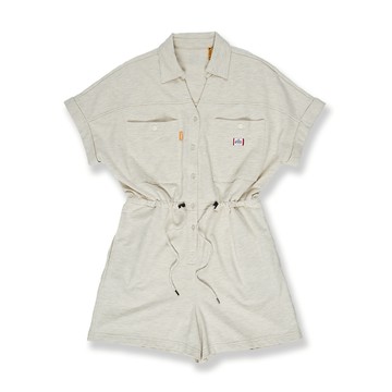 5th STREET｜女裝｜連身工裝短褲｜米白色