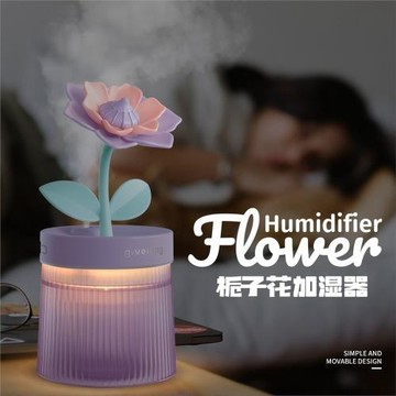 花朵加濕器桌面迷你空調靜音小型空氣辦公室車載家用噴霧宿舍臥室