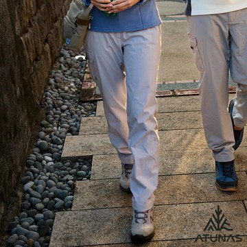 【ATUNAS 歐都納】女款石墨烯防水保暖長褲A1PA2536W藕灰