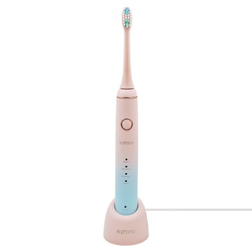 Kinyo 充電式音波電動牙刷  ETB-830  夢幻漸層櫻花粉  1組