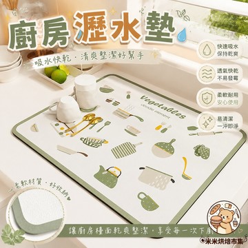 【廚房吸水墊💧】 廚房瀝水墊 吸水墊 瀝水墊 珪藻土墊 硅藻土墊 矽藻土墊 矽藻土桌墊 硅藻土 珪藻泥材質 硅藻軟墊