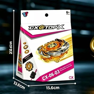 臺灣出現貨 CX-06極狐九尾 黃色款 男孩戰鬥陀螺 霸旋陀螺青少年款競技
