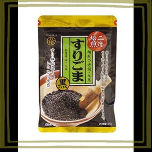 九鬼産業 九鬼 二度焙煎 すりごま黒 85G ×10袋