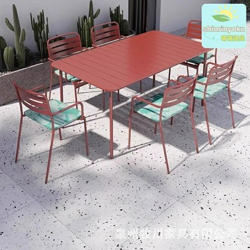 【網紅爆款】陽臺桌椅組合 戶外桌椅 庭院傢俱 陽臺傢俱 北歐創意 全鋁材質 防水防鏽 三件套 庭院陽臺休閒優選