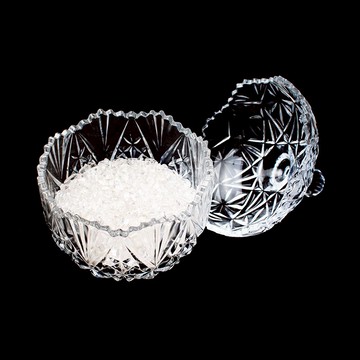 如鴻天然白水晶碎石消磁碗手鏈收納器具水晶柱金字塔