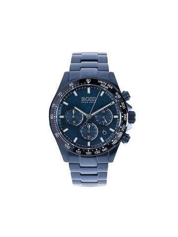 BOSS - Hero Chronograph 45mm - men - stainless steel - One Size - Blue