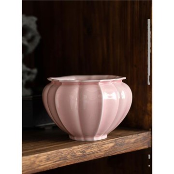 高溫顏色釉菱花建水茶洗 茶道配件水盂 陶瓷廢水缸茶席煙灰缸多用