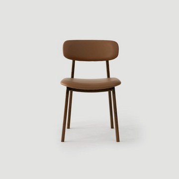 艾禮思經典皮革餐椅 胡桃木