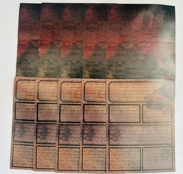 Soojinia - 哥德風紅磚造型貼紙 10入組