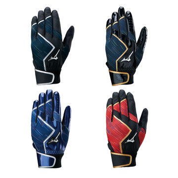MIZUNO 成人用 打擊手套 (雙) 1ETEA601XX（任選一色）
