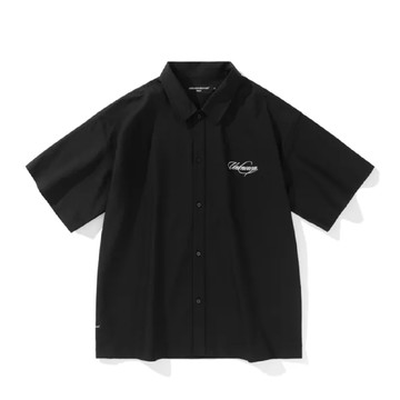UNKNOWNDOMAIN CW#1848 BUTTON SHIRT-BLACK