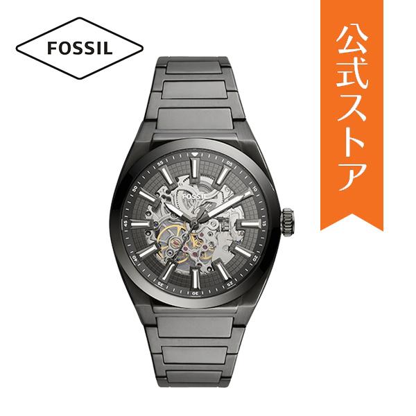 腕時計 メンズ フォッシル 自動巻き アナログ 時計 ステンレス スモーク EVERETT ME3206 FOSSIL 公式 | LINEショッピング