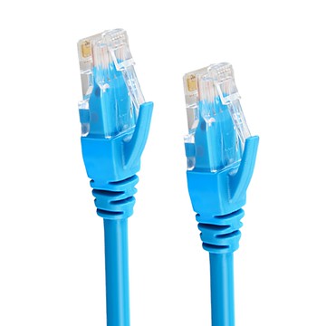 Bravo-U Cat6超高速傳輸網路線 1.5M RJ45接頭 PVC外皮  藍色  2條
