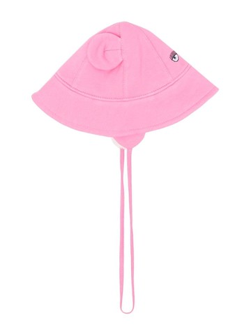 Chiara Ferragni Kids - embroidered sun hat - kids - Cotton/Spandex/Elastane/Polyester/Acrylic - 50 - Pink