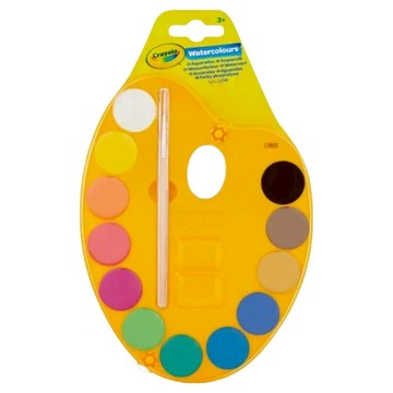 Crayola 繪兒樂 可水洗水彩  12色  57g