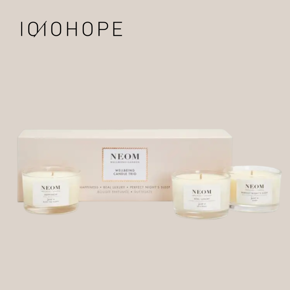 【10/10 HOPE】NEOM 療癒香氛蠟燭組｜生日禮物、生日禮、送禮推薦