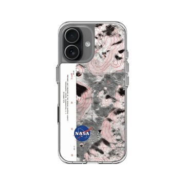 iPhone 17 Clear Case（相機按鈕） 透明 - NASA - 阿波羅17號著陸點