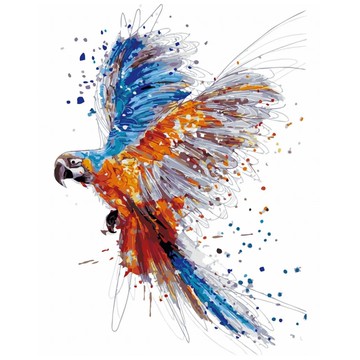 ArtLife 藝術生活 數字油畫 DIY DT219 40 x 50cm  色彩奔騰  1組