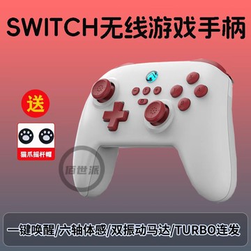任天堂switch游戲手柄電腦NS模擬器Lite體感震動國產藍牙無線手柄【Snowbelle優選】