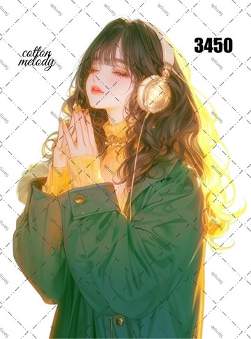 original sticker no.3450 人物貼紙 原創貼紙 原創人物貼紙 裝飾貼紙 cotton melody