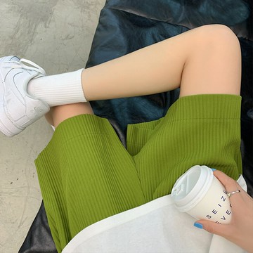 微胖穿搭胖妹妹短褲女2022新款胖mm寬松顯瘦套裝大碼女裝闊腿褲子