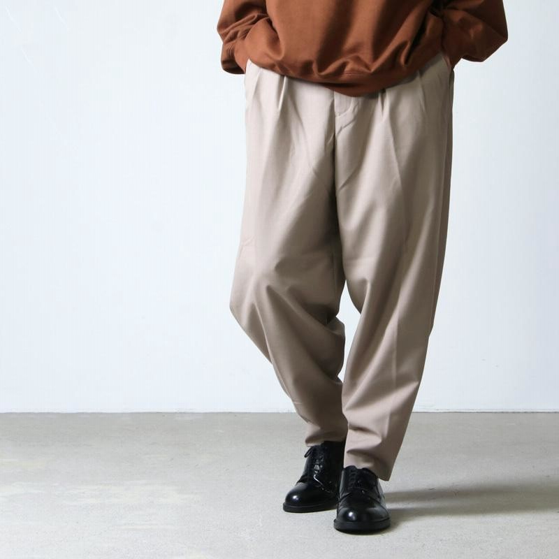 is-ness WIDE CHINO PANTS - スラックス