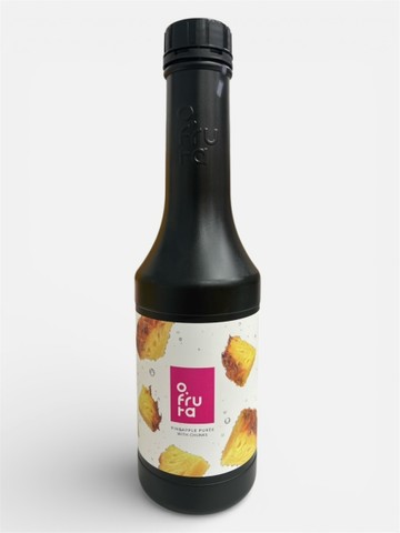 Ofruta鳳梨果粒漿 pineapple puree with chunks 1.2kg/瓶-良鎂