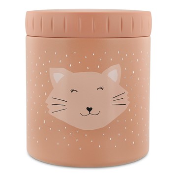 比利時 Trixie - 動物造型不鏽鋼保溫罐500ml-甜笑貓咪