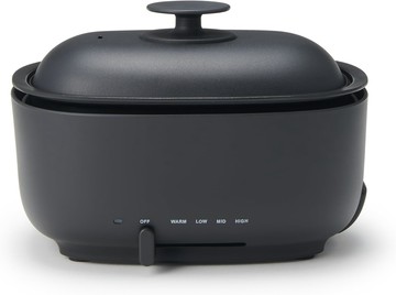 MUJI 無印良品 多功能深型調理鍋 MJ-HPFK2 快煮鍋 可煎炒 烤鍋 烤盤 火鍋 無印風 廚房用品 料理鍋 日本正規品代購