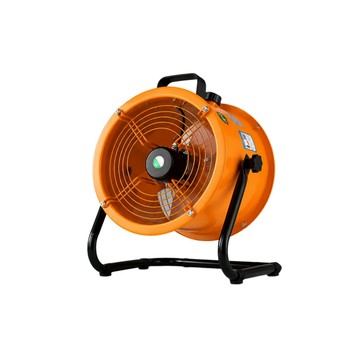 巧可 110V手提軸流風機 移動式工業排風扇 強力換氣風扇 抽風鼓風 廚房工廠間排煙通風機 12寸手提支架款