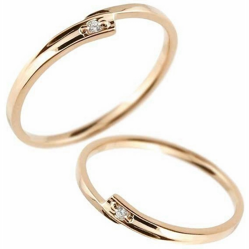 Lgbtq 結婚指輪 安い レディース ペアリング ピンキーリング ダイヤモンド ピンクゴールドk10 一粒 10金 極細 華奢 スパイラル 指輪 トラスト 送料無料 通販 Lineポイント最大0 5 Get Lineショッピング