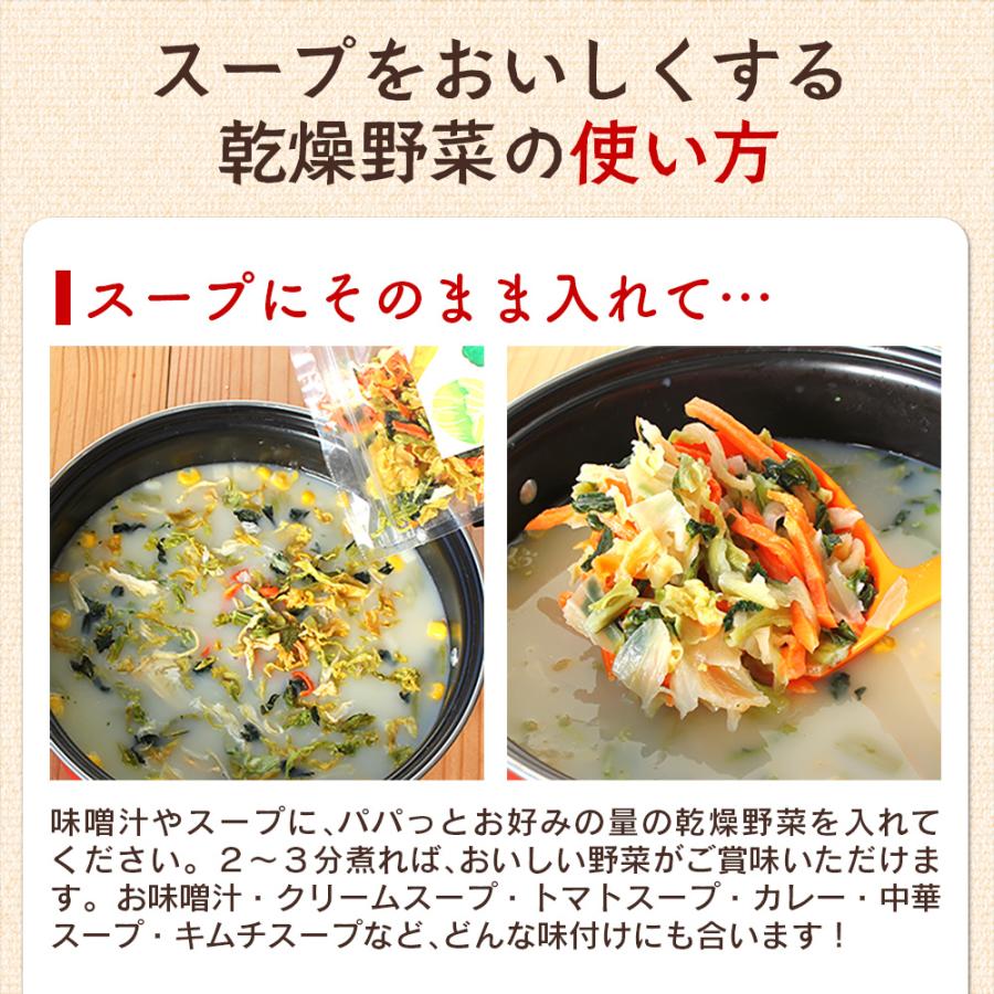 乾燥野菜ミックス 国産 味噌汁の具 乾燥 ラーメン具材 常備菜 玉ねぎ にんじん キャベツ 小松菜 時短料理 一人暮らし スープ 汁物 ドライベジ