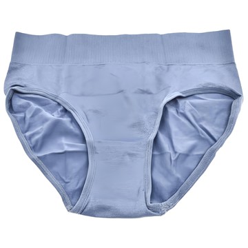 中腰收腹包臀內褲  雙層透氣底襠，呵護敏感肌，水洗測試不掉色  不適用  藍色