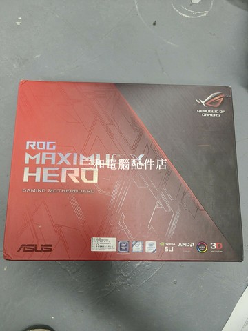 華碩ROG MAXIMUS X HERO Z370 主板 支援8-9代CPU 實物如圖 配件齊全【三和電腦配件店】