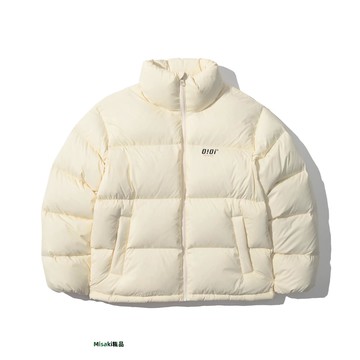2025新款韩国oioi羽绒服女白鸭绒短款立领棉服宽松男女百搭情侣款-Misaki精品