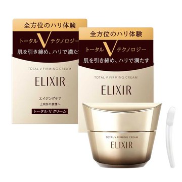 SHISEIDO資生堂 REVITAL莉薇特麗 膠原緊V澎潤霜50g雙入組-公司貨(有效期限2027/01)