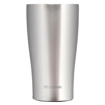 IRIS OHYAMA 愛麗思歐雅瑪 不倒翁 不鏽鋼真空保溫杯 STL-450  銀色  450ml  1個