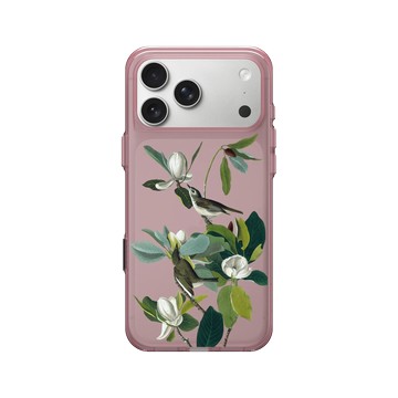 iPhone 17 Pro Max Clear (相機按鈕) 晶醺玫 - The British Library - 美洲鳥譜 ‧ 歌鶲