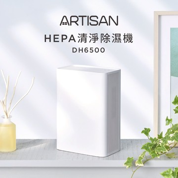 🌀雙效除濕 + 淨化空氣🌀《梅雨季首選》【ARTISAN】HEPA清淨除濕機 DH6500 (原廠)