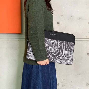 SOLIS 反光骷髏系列  15.7吋筆電保護套-沙石黑