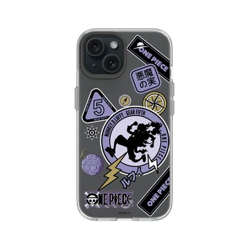 iPhone 15 Clear 透明 - 航海王 One Piece - Gear 5 - 貼紙款