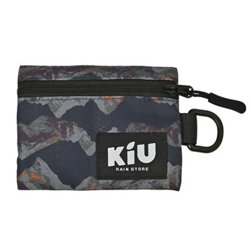 日本KIU 283-367 祥獅山 戶外活動必備~快速取物透明窗, D型環, 防水卡包/零錢包