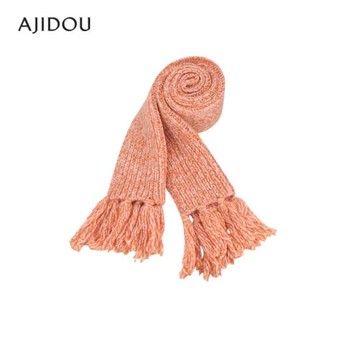 AJIDOU休閑秋冬加厚針織毛絨帽