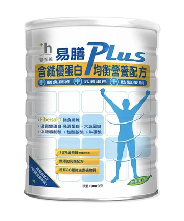 易而善-易膳PLUS含纖優蛋白均衡營養配方900g/336893
