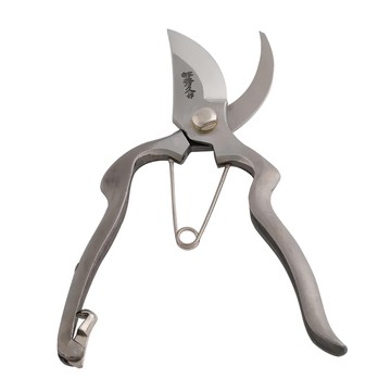 小美紀 白鋼系列剪定鋏 T-22園藝剪刀 輕鬆修剪花草樹木  1個