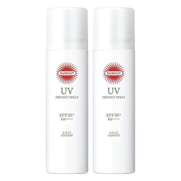 KOSE 高絲 SUNCUT UV 曬可皙 台灣公司貨 高效防曬噴霧  90g  2瓶