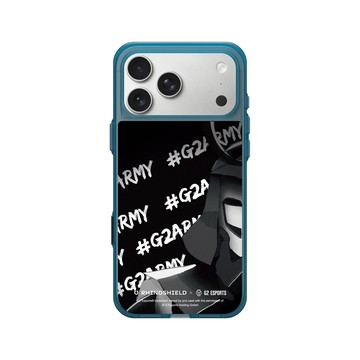 iPhone 17 Pro Max Clear (相機按鈕) 夜幕藍 - G2 Esports - #G2ARMY - 武士