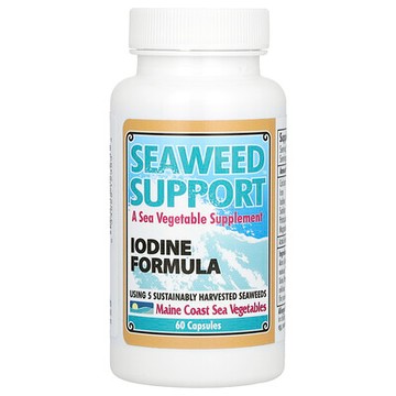 Maine Coast Sea Vegetables, 海藻支持，碘配方，60 粒膠囊