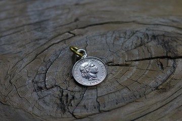 硬幣墜子-瑞士/20拉彭/1974年