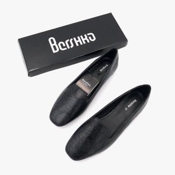 工作鞋女黑色皮鞋上班鞋小黑鞋女職業女鞋ol職場百搭大碼平底單鞋